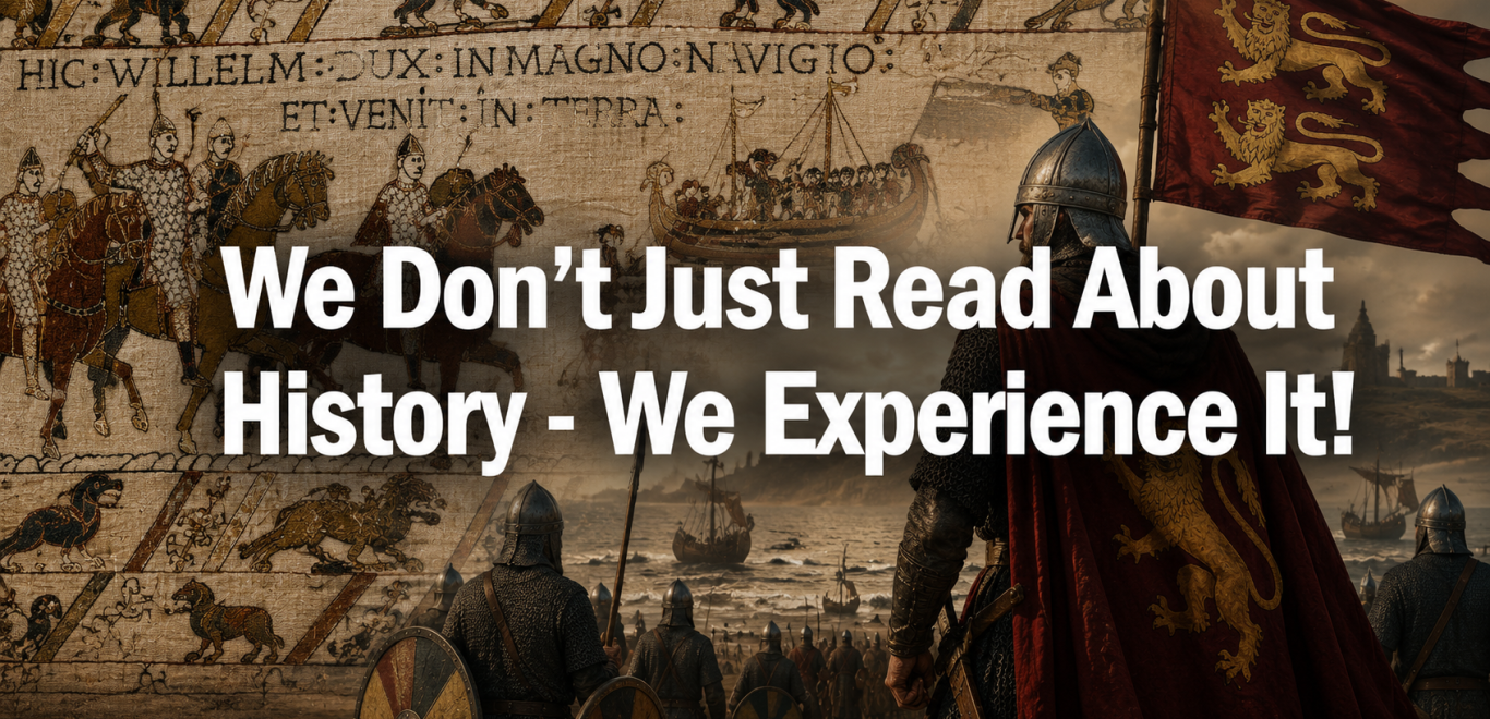 The Immersium - Step Into 1066 - Immersive History of 1066 and the Bayeux Tapestry. We don't just read about History - we experience it.